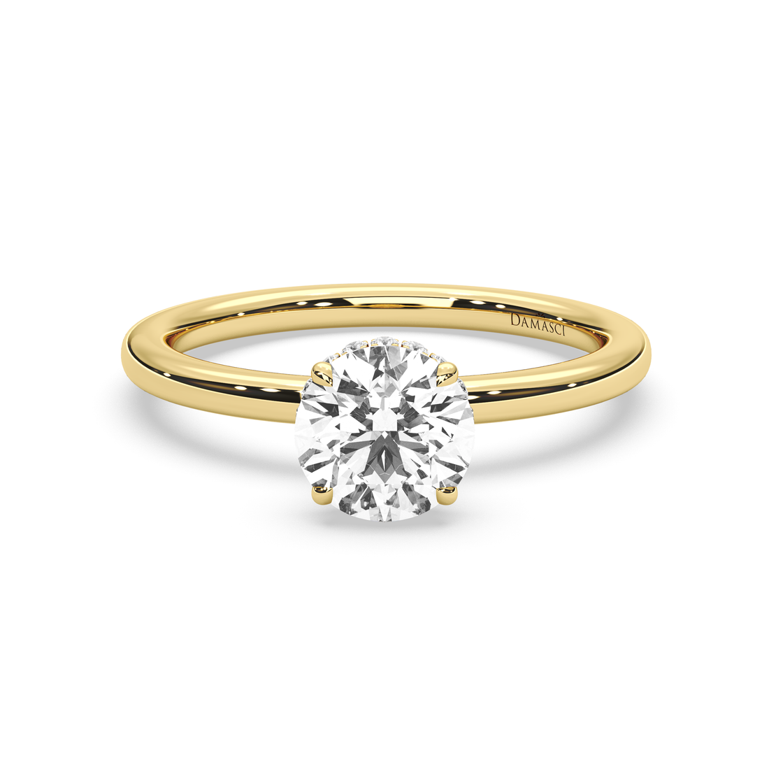 Hidden Halo with Simple Band - Round