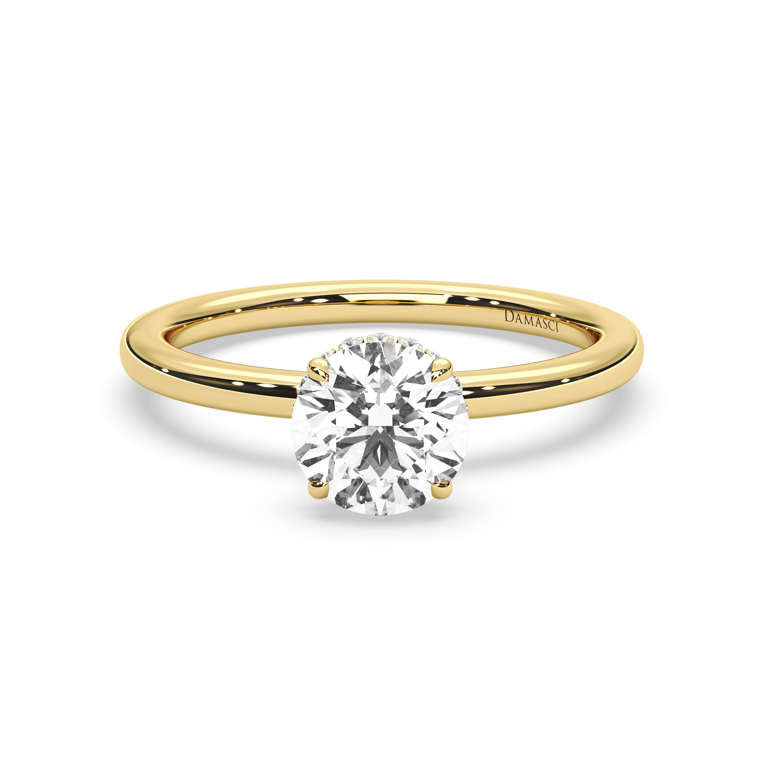 Hidden Halo with Simple Band - Round