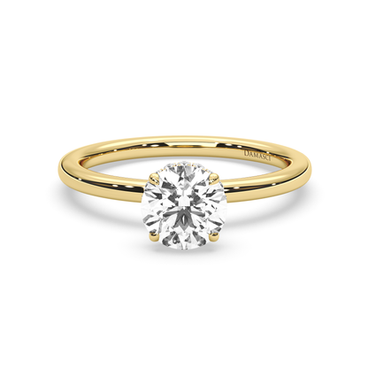 Hidden Halo with Simple Band - Round