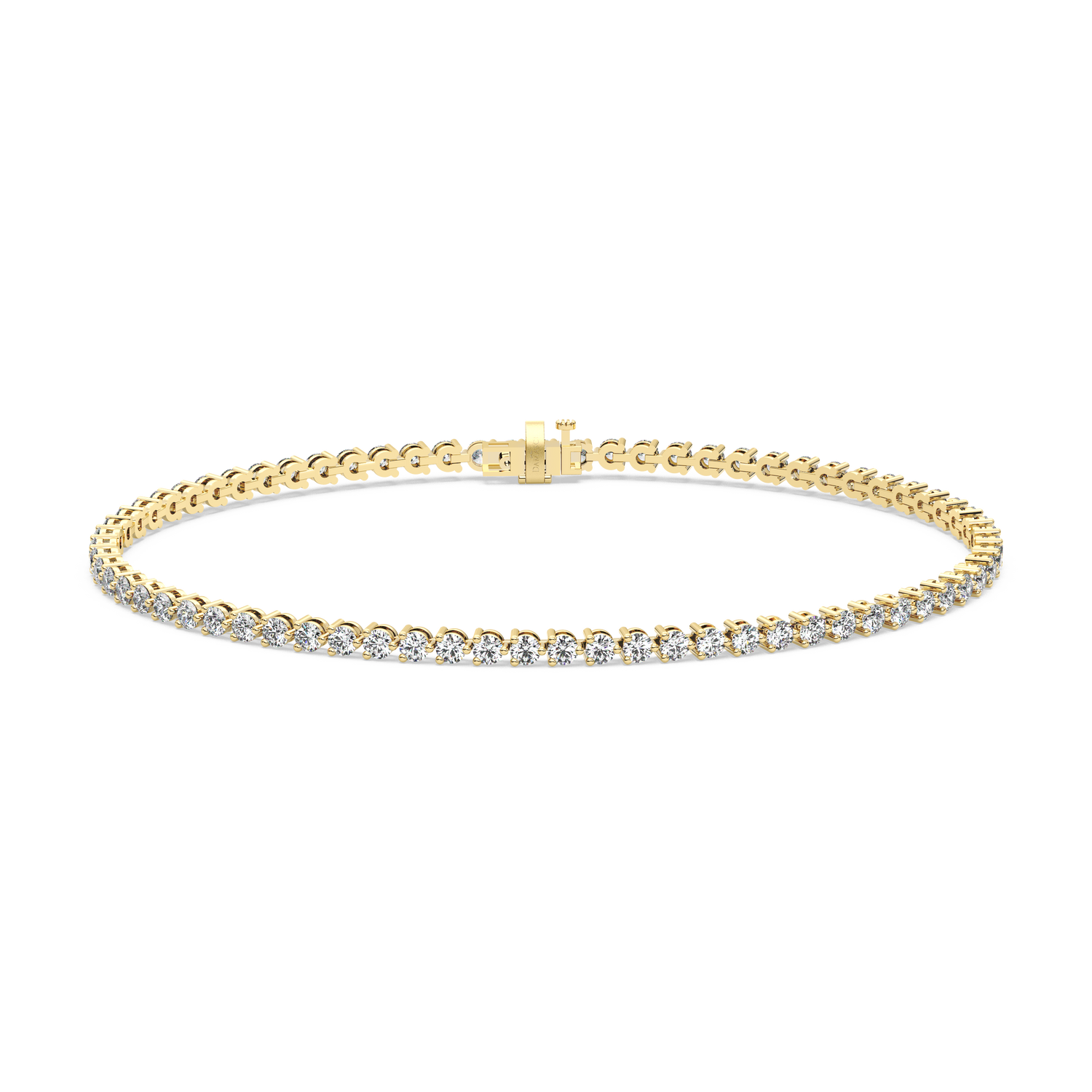 Three-Prong Diamond Tennis Bracelet (2.22 TCW)