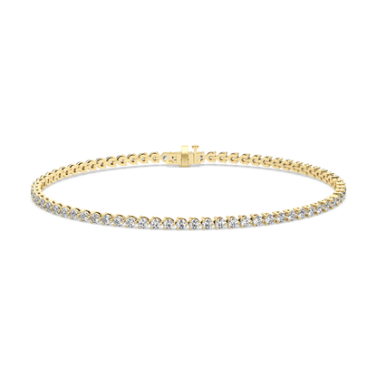 Three-Prong Diamond Tennis Bracelet (2.22 TCW)