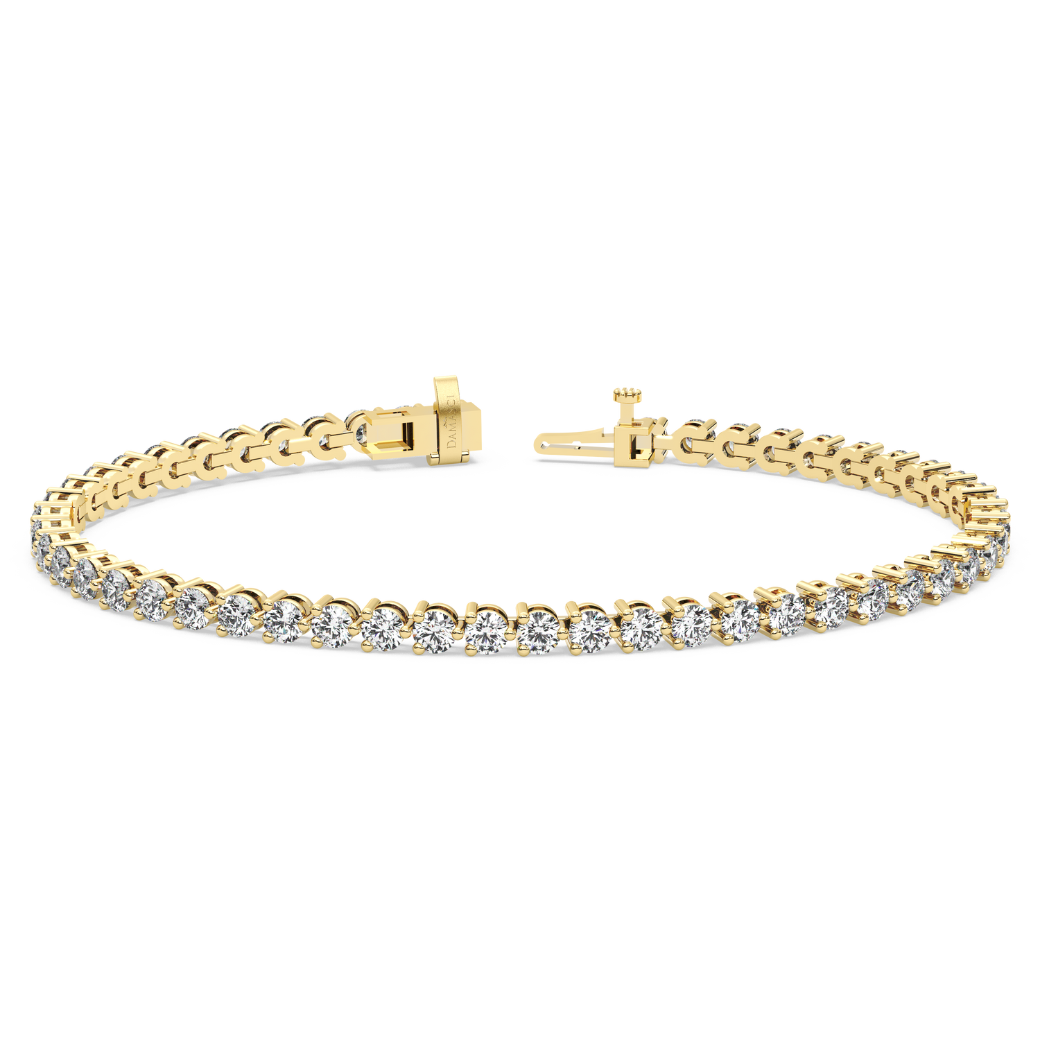 Three-Prong Diamond Tennis Bracelet (5 TCW)