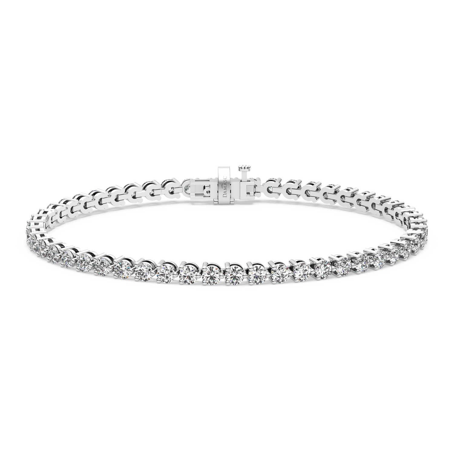 Three-Prong Diamond Tennis Bracelet (5 TCW)