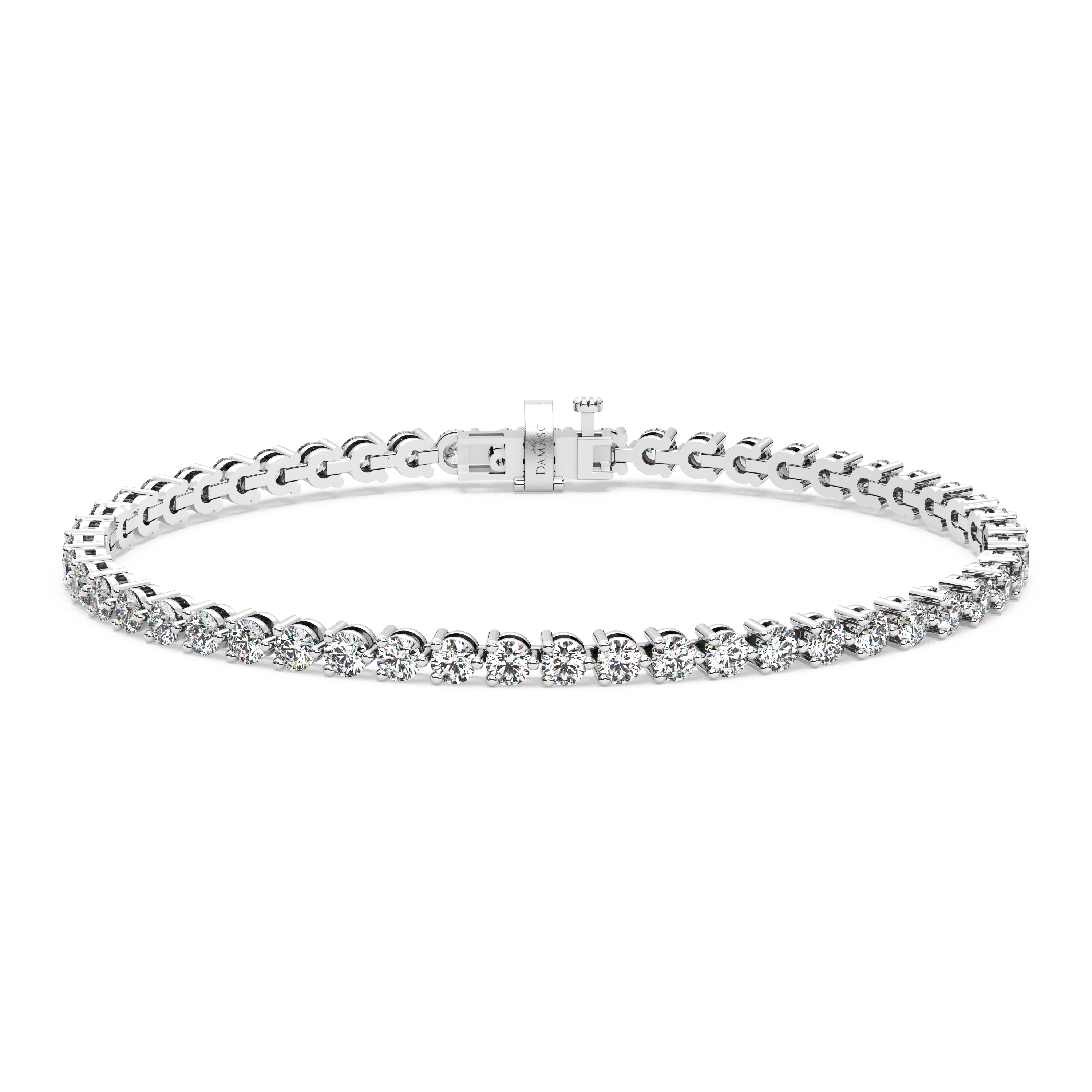 Three-Prong Diamond Tennis Bracelet (5 TCW)
