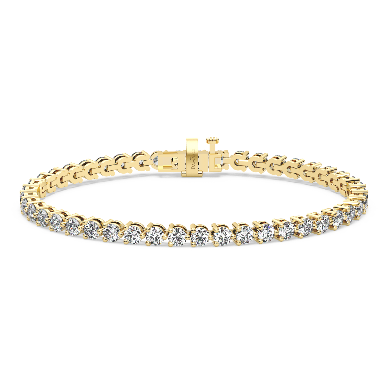 Three-Prong Diamond Tennis Bracelet (6.3 TCW)