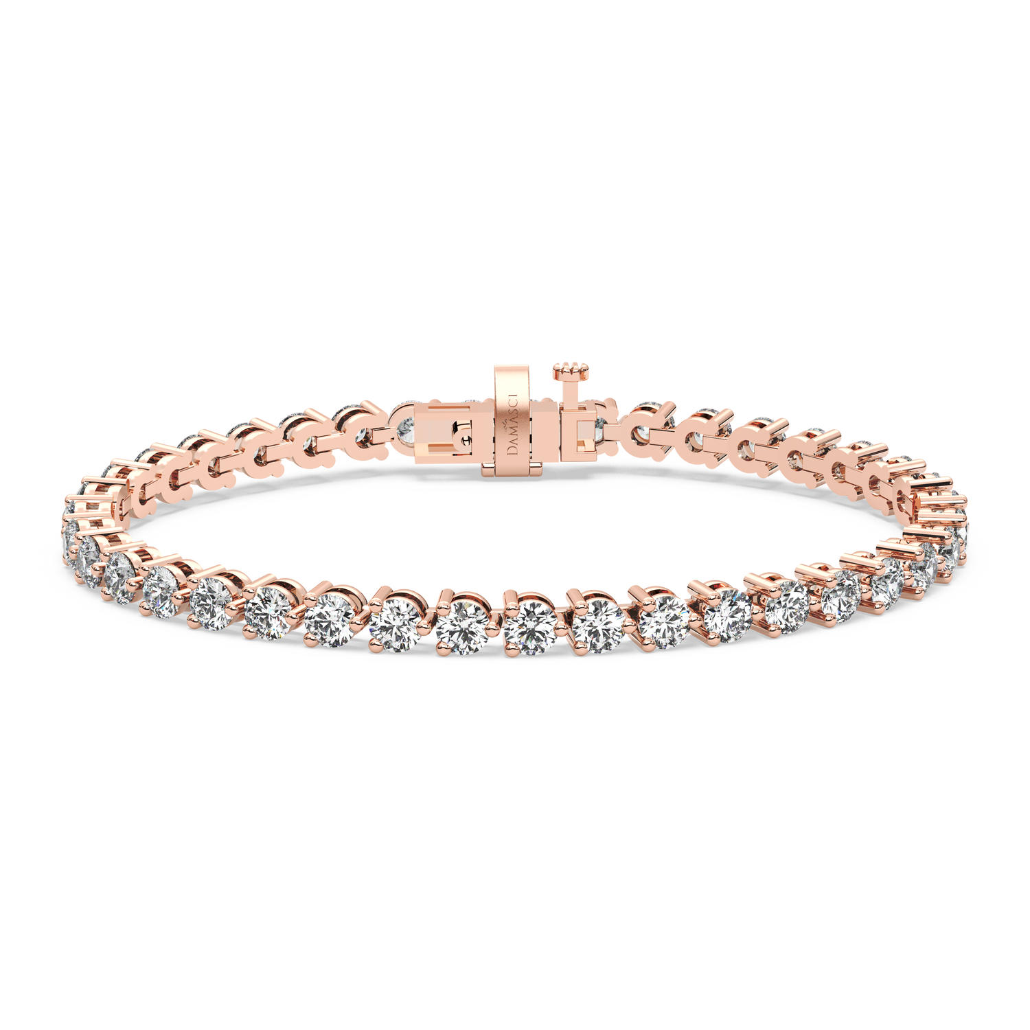 Three-Prong Diamond Tennis Bracelet (7.8 TCW)