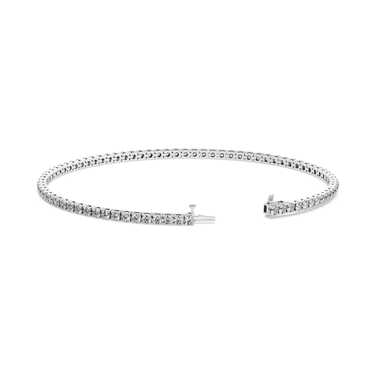 4-prong Diamond Tennis Bracelet (2.22 TCW)