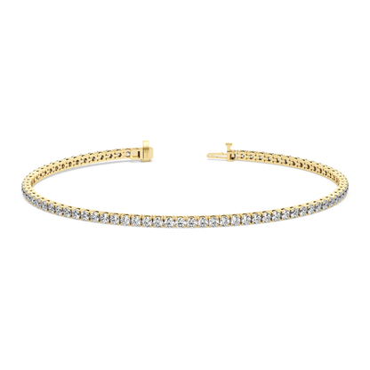 4-prong Diamond Tennis Bracelet (2.22 TCW)