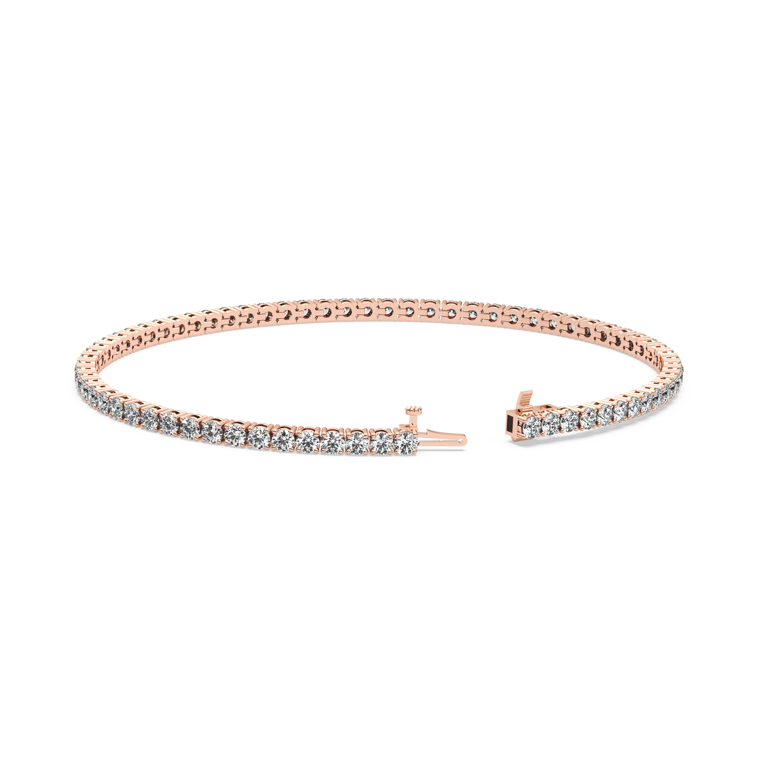 4-prong Diamond Tennis Bracelet (3.2 TCW)