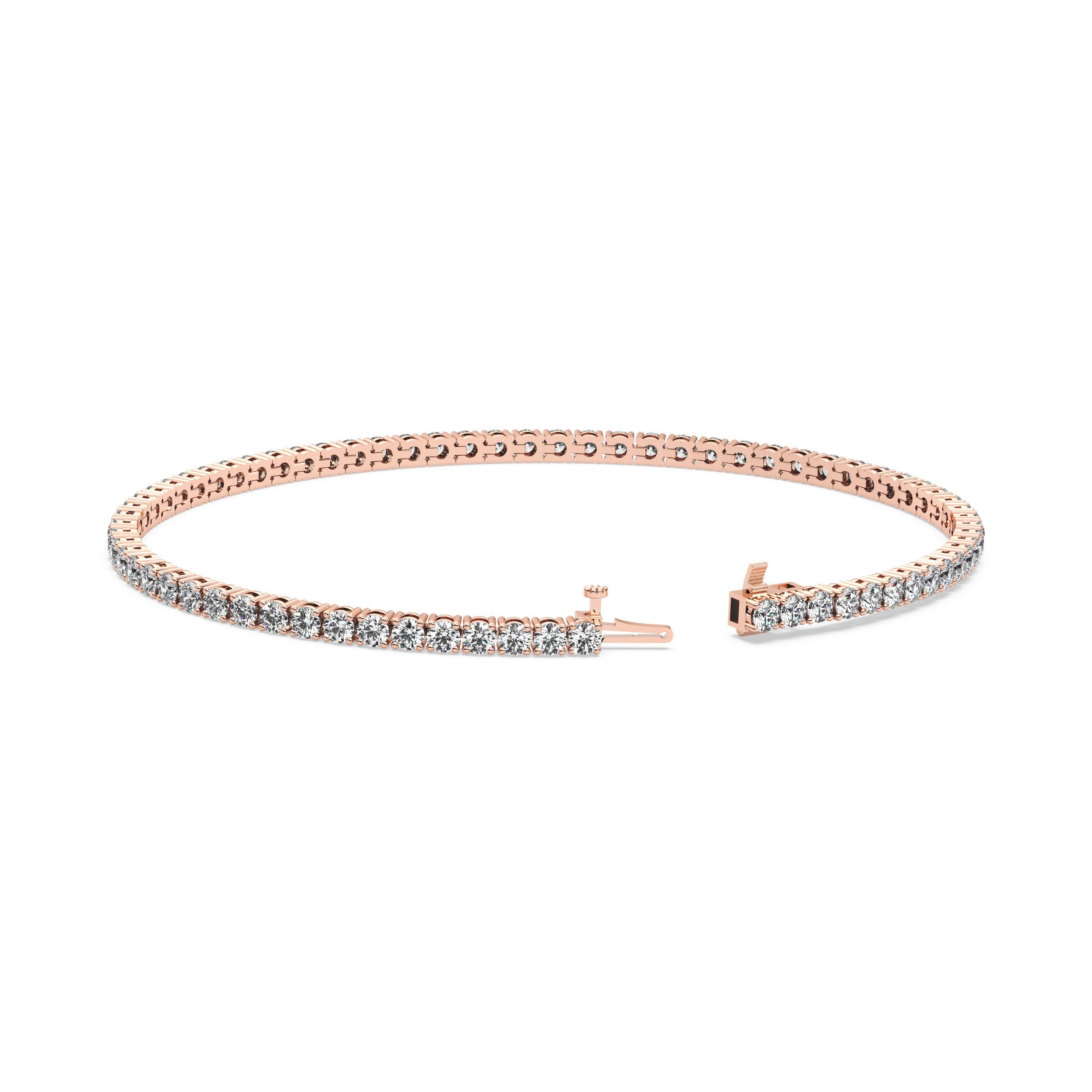 4-prong Diamond Tennis Bracelet (3.2 TCW)