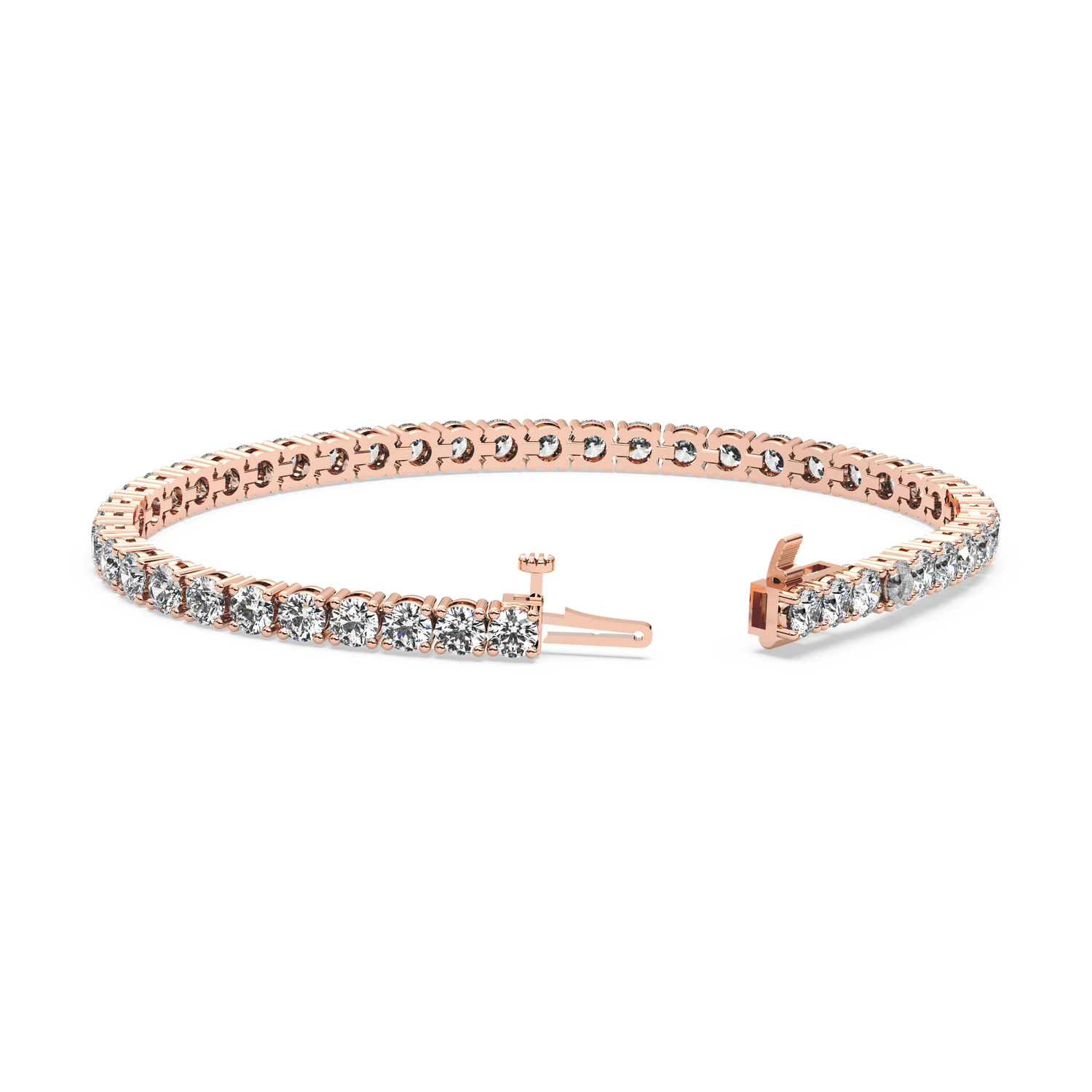 4-prong Diamond Tennis Bracelet (7.2 TCW)