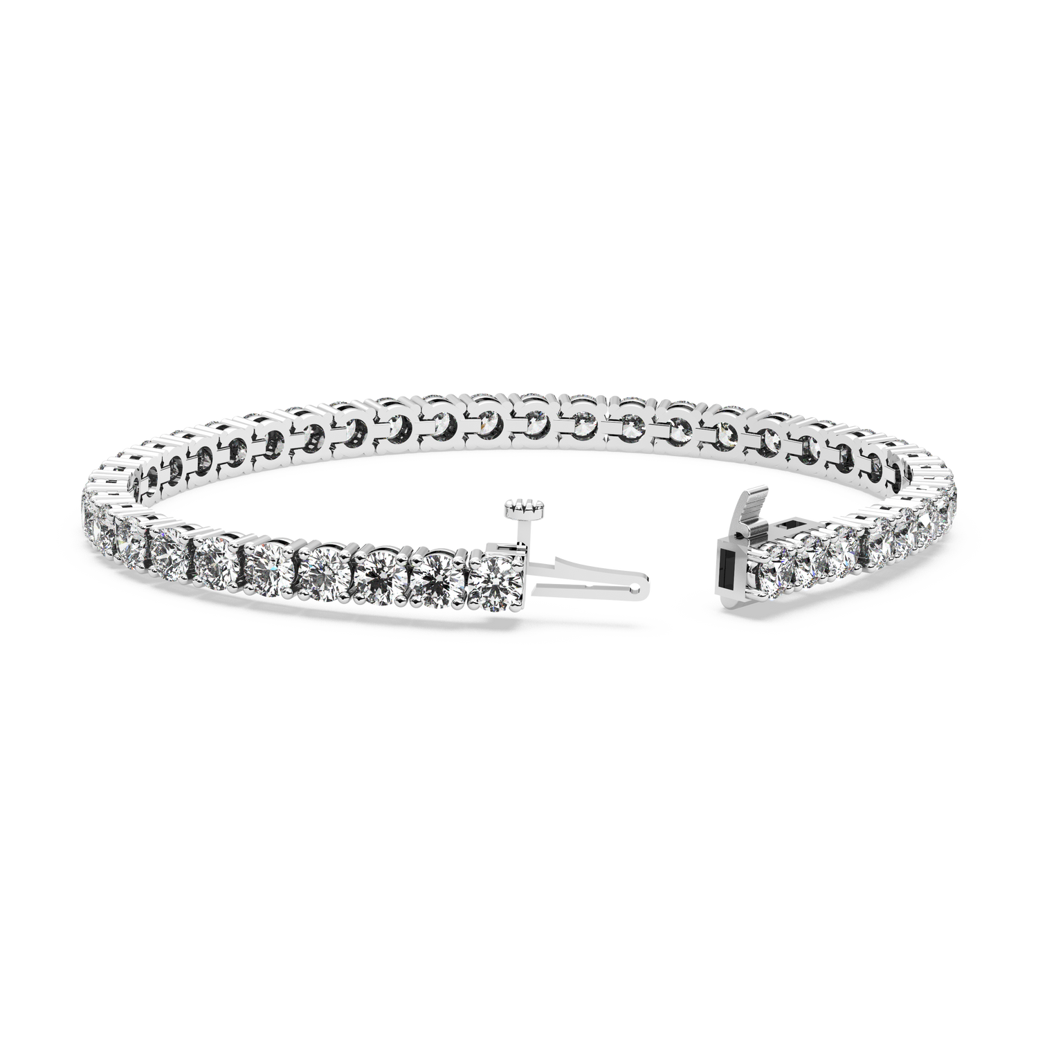 Four-Prong Diamond Tennis Bracelet (10.5 TCW)