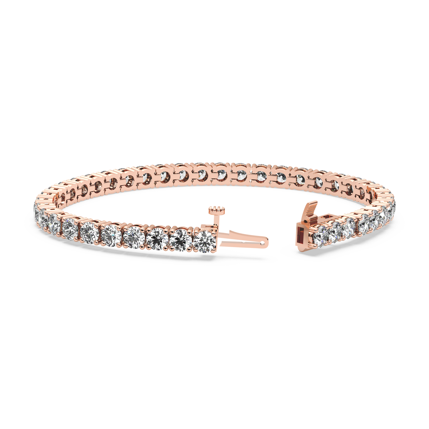 Four-Prong Diamond Tennis Bracelet (10.5 TCW)
