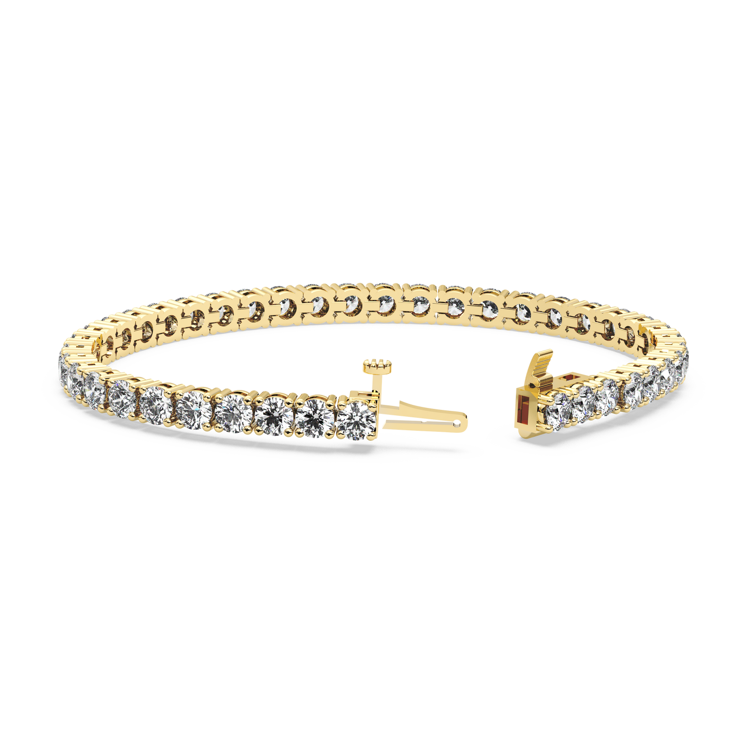 Four-Prong Diamond Tennis Bracelet (10.5 TCW)