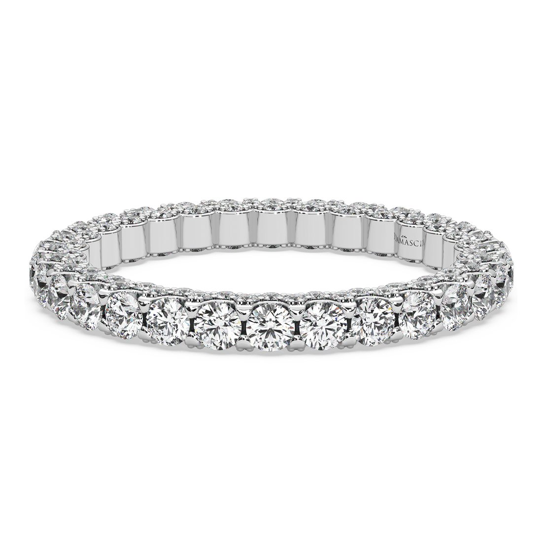 Round Diamond Eternity Ring in U-Gallery (1.50 T.C.W)