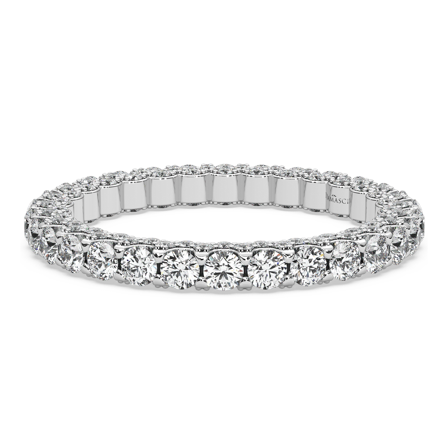 Round Diamond Eternity Ring in U-Gallery (1.50 T.C.W)