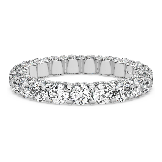 Round Diamond Eternity Ring in U-Gallery (3.00 T.C.W)