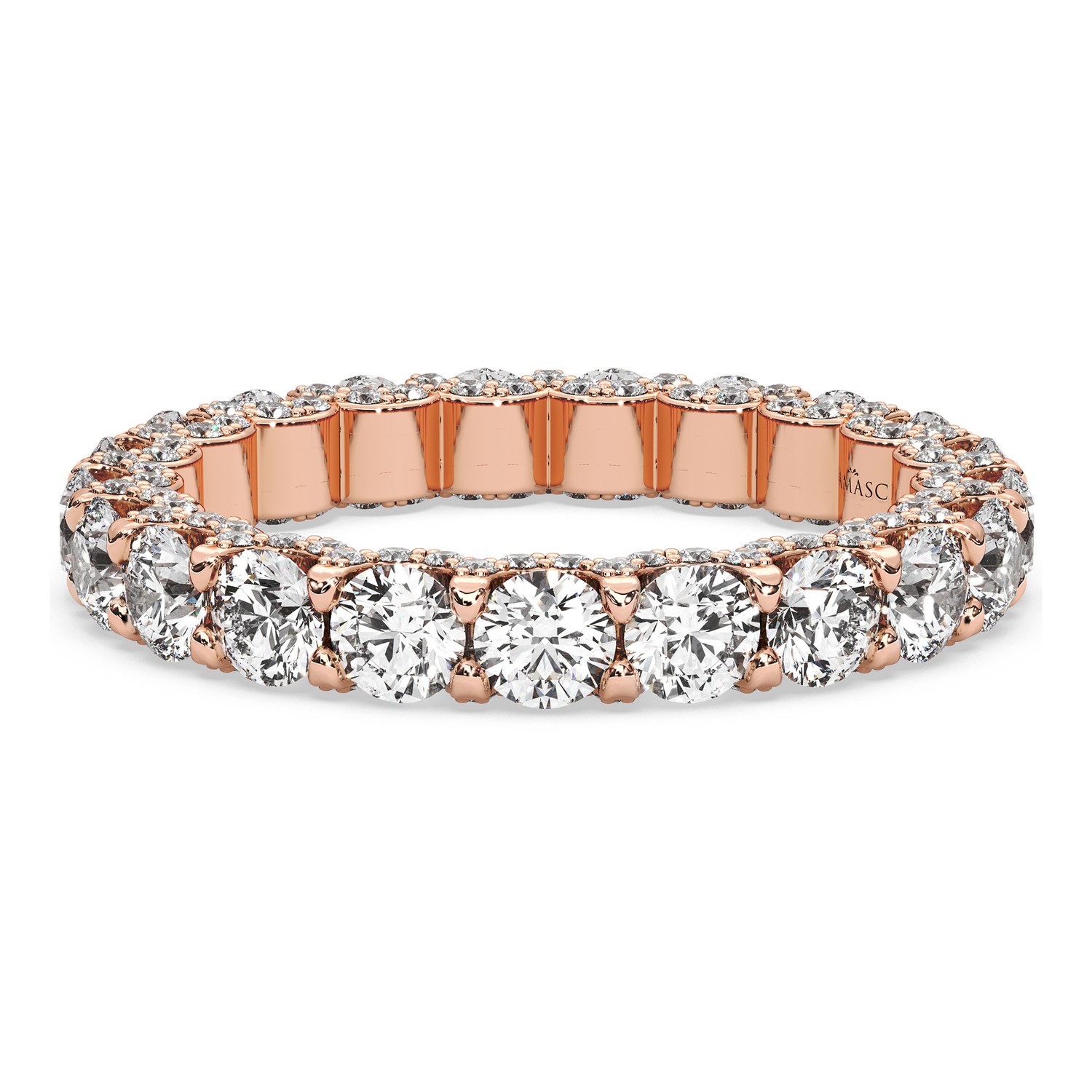 Round Diamond Eternity Ring in U-Gallery (3.00 T.C.W)