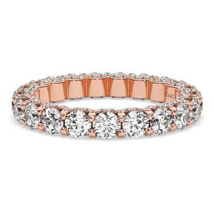 Round Diamond Eternity Ring in U-Gallery (3.00 T.C.W)