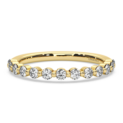 Shared-Prong Round Brilliant Diamond Ring (0.40 T.C.W)