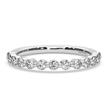 Shared-Prong Round Brilliant Diamond Ring (0.40 T.C.W)