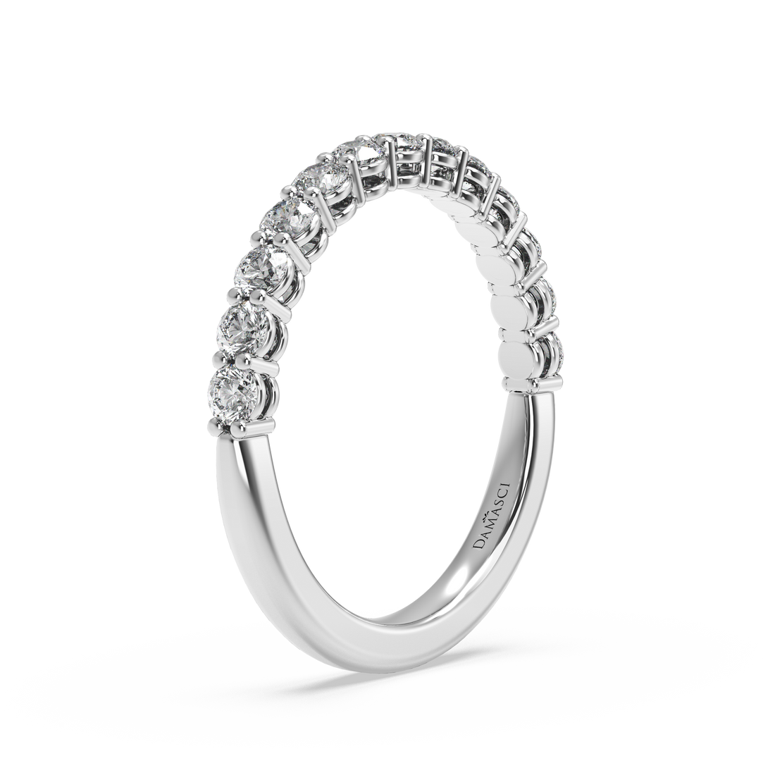 Rounds in  Shared Claw Wedding Ring