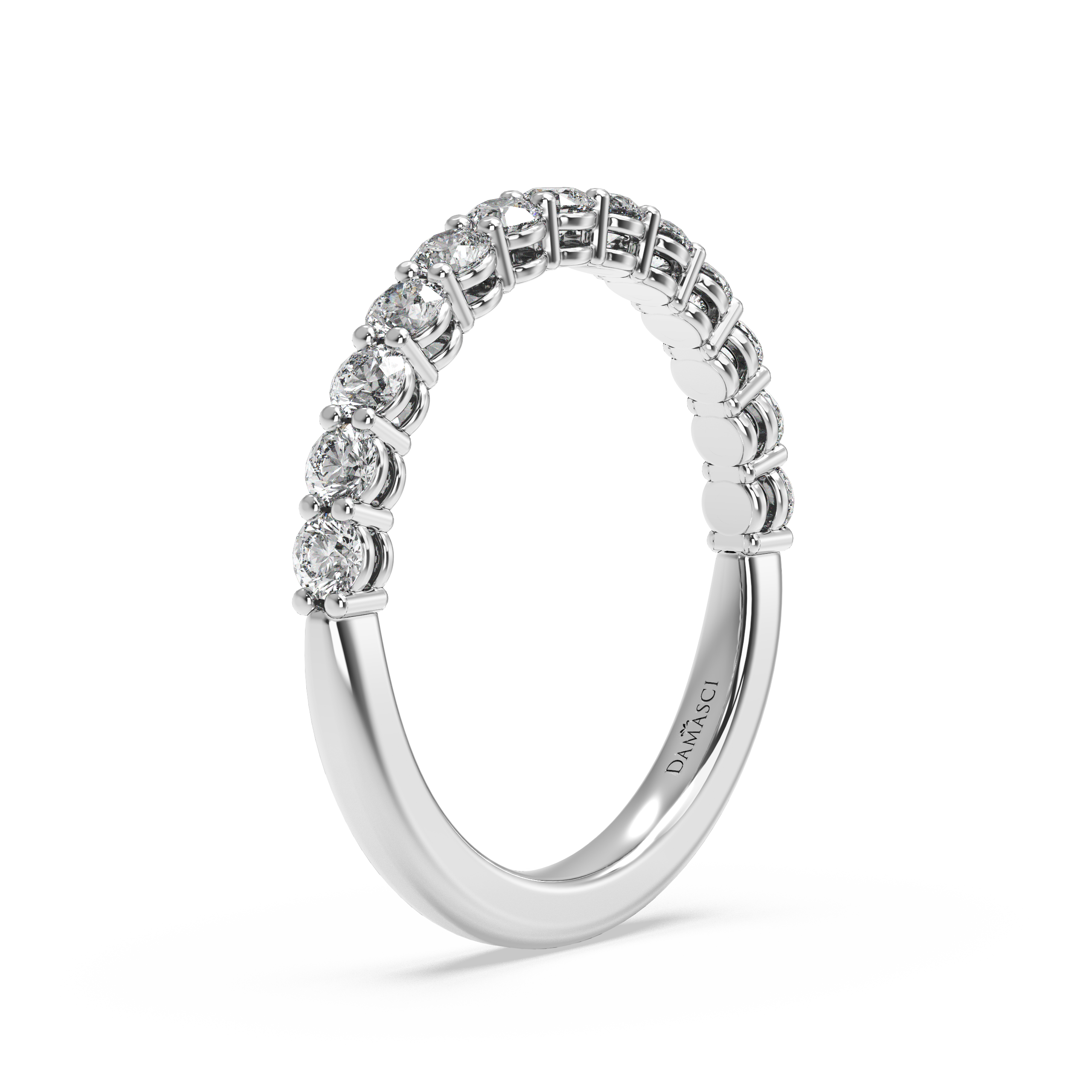 Shared-Claw Diamond Ring with Round Brilliant (0.90 T.C.W)