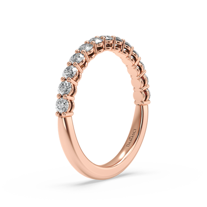 Shared-Claw Diamond Ring with Round Brilliant (0.90 T.C.W)