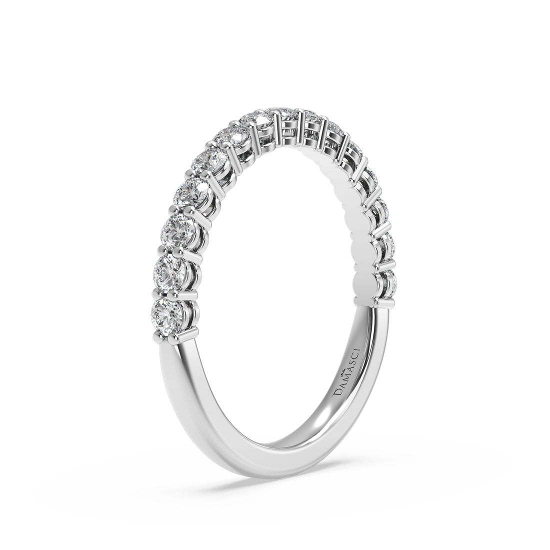 Rounds in Shared Claw Wedding Ring