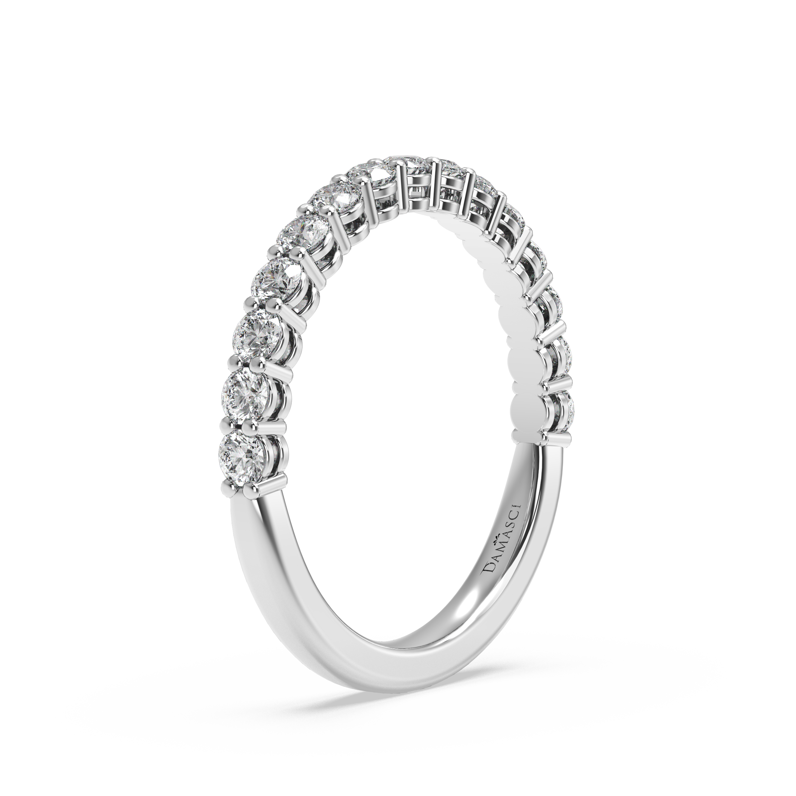 Shared-Claw Diamond Ring with Round Brilliant (0.45 T.C.W)