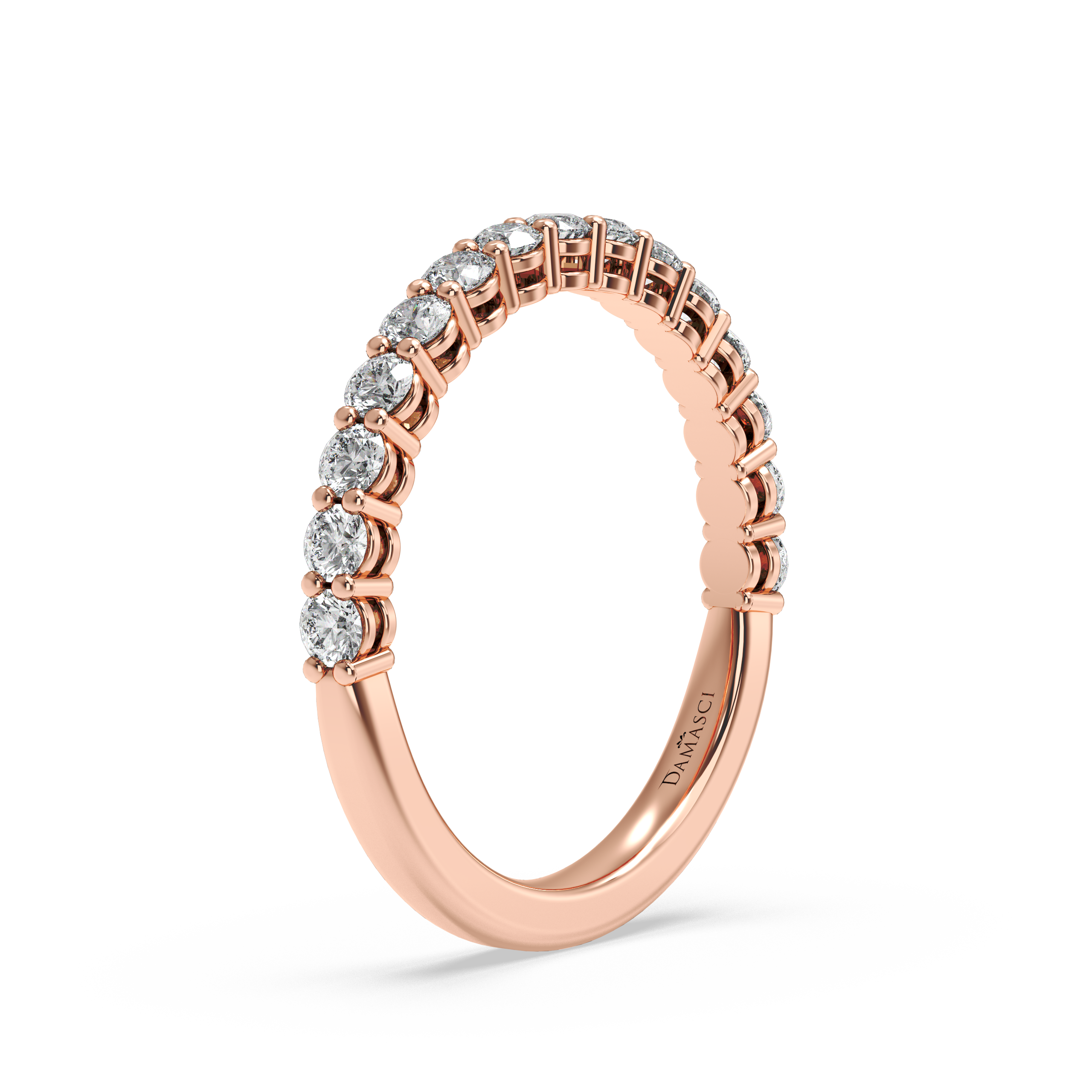 Shared-Claw Diamond Ring with Round Brilliant (0.45 T.C.W)