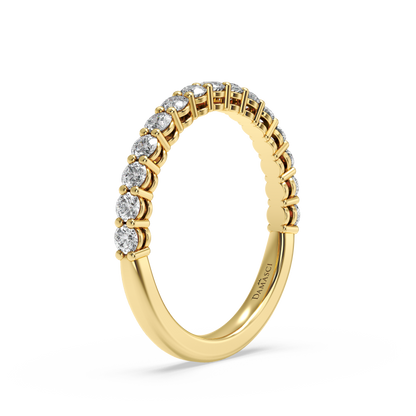 Shared-Claw Diamond Ring with Round Brilliant (0.45 T.C.W)