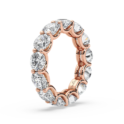 Round Diamond Eternity Ring in U-Gallery (6.50 T.C.W)