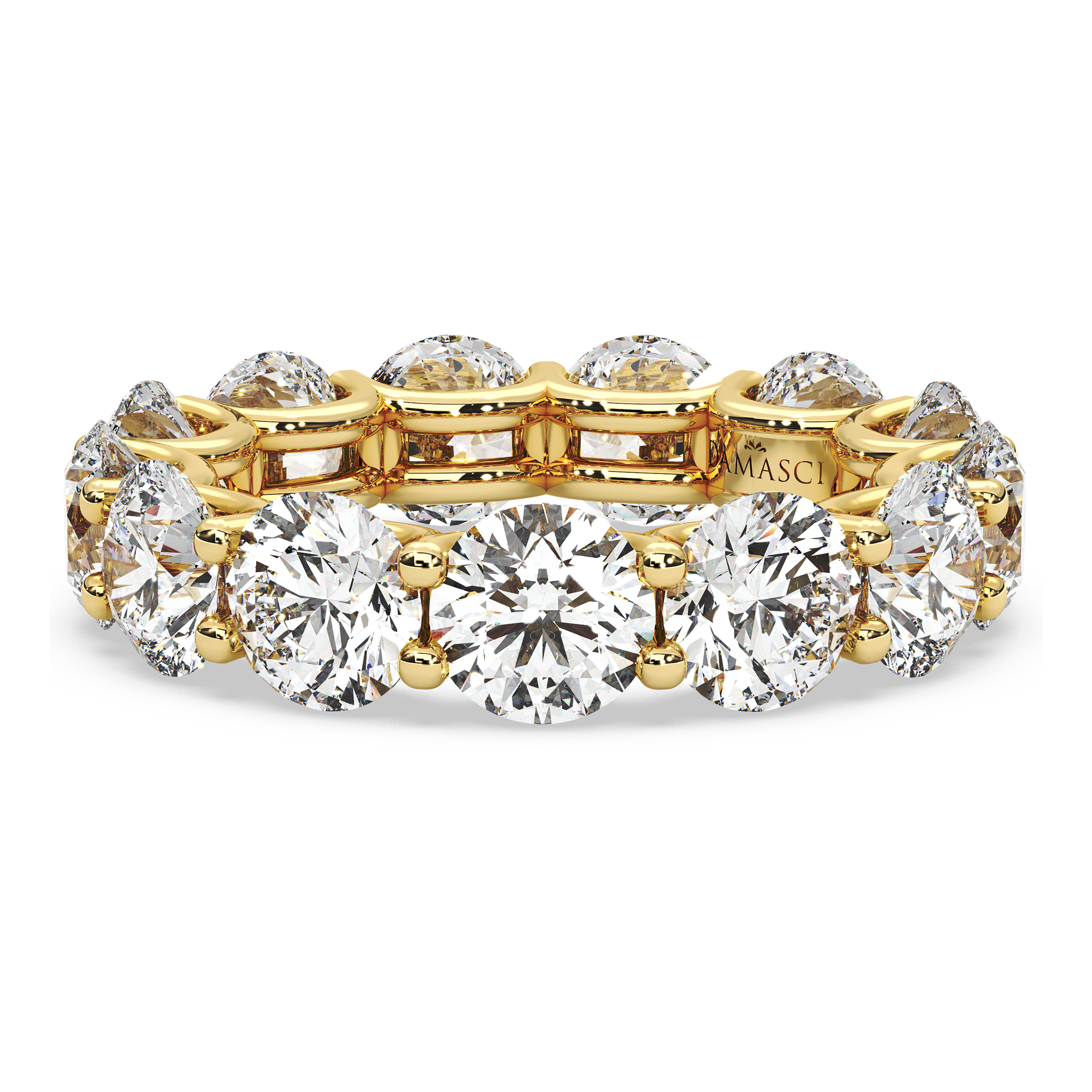 Round Diamond Eternity Ring in U-Gallery (6.50 T.C.W)