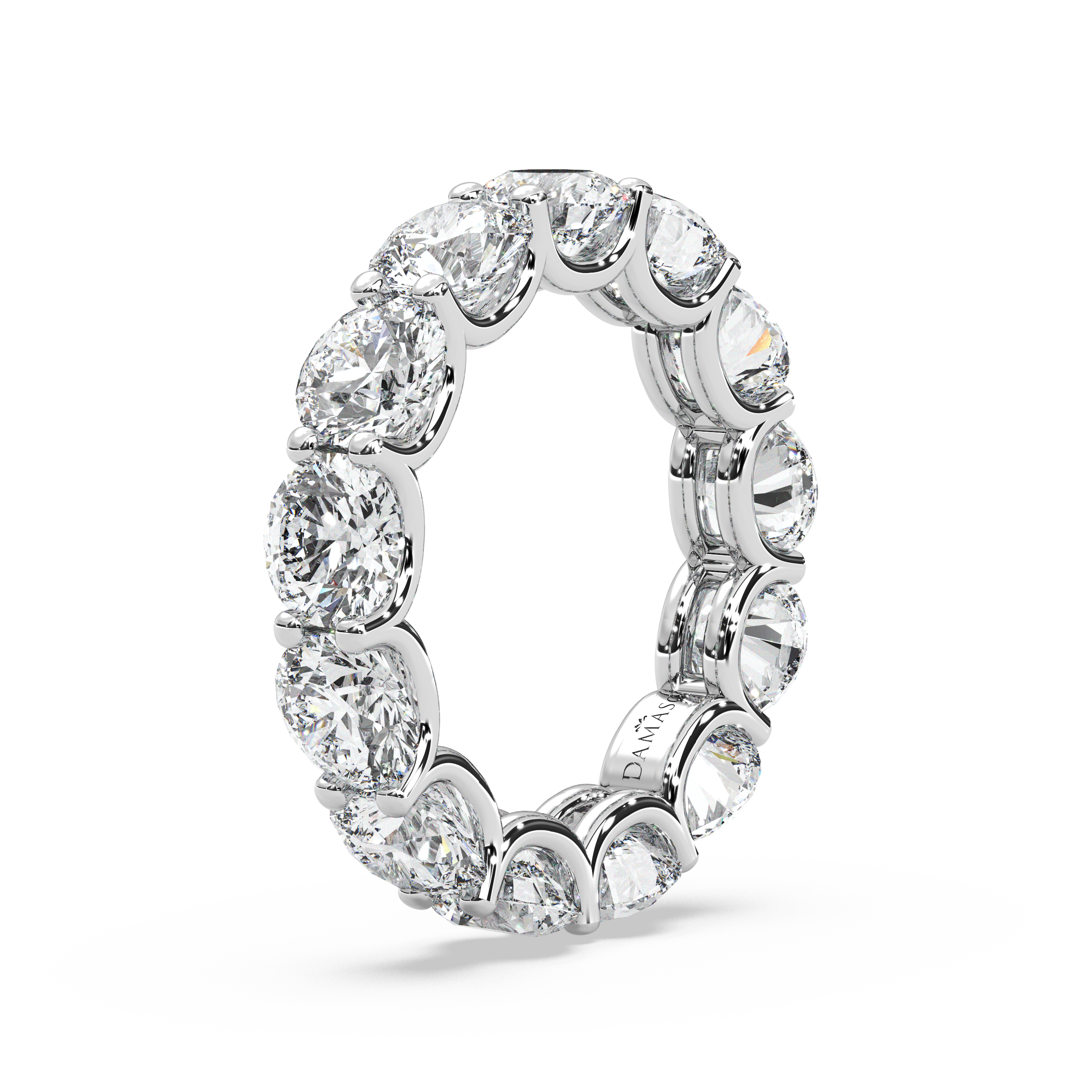 Round Diamond Eternity Ring in U-Gallery (6.50 T.C.W)