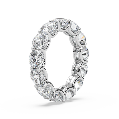 Round Diamond Eternity Ring in U-Gallery (6.50 T.C.W)