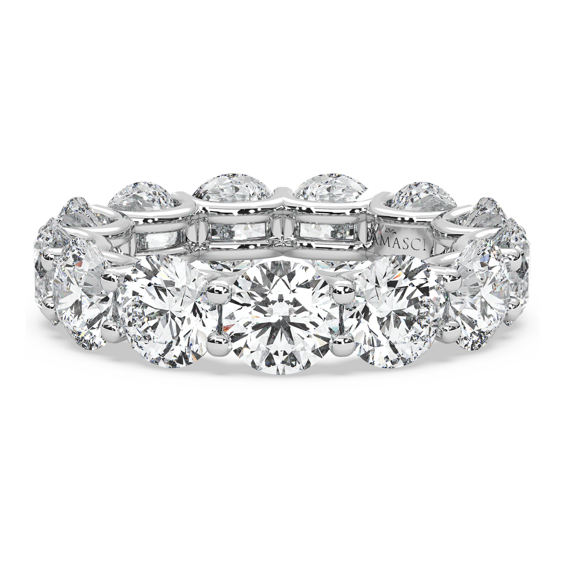 Round Diamond Eternity Ring in U-Gallery (6.50 T.C.W)