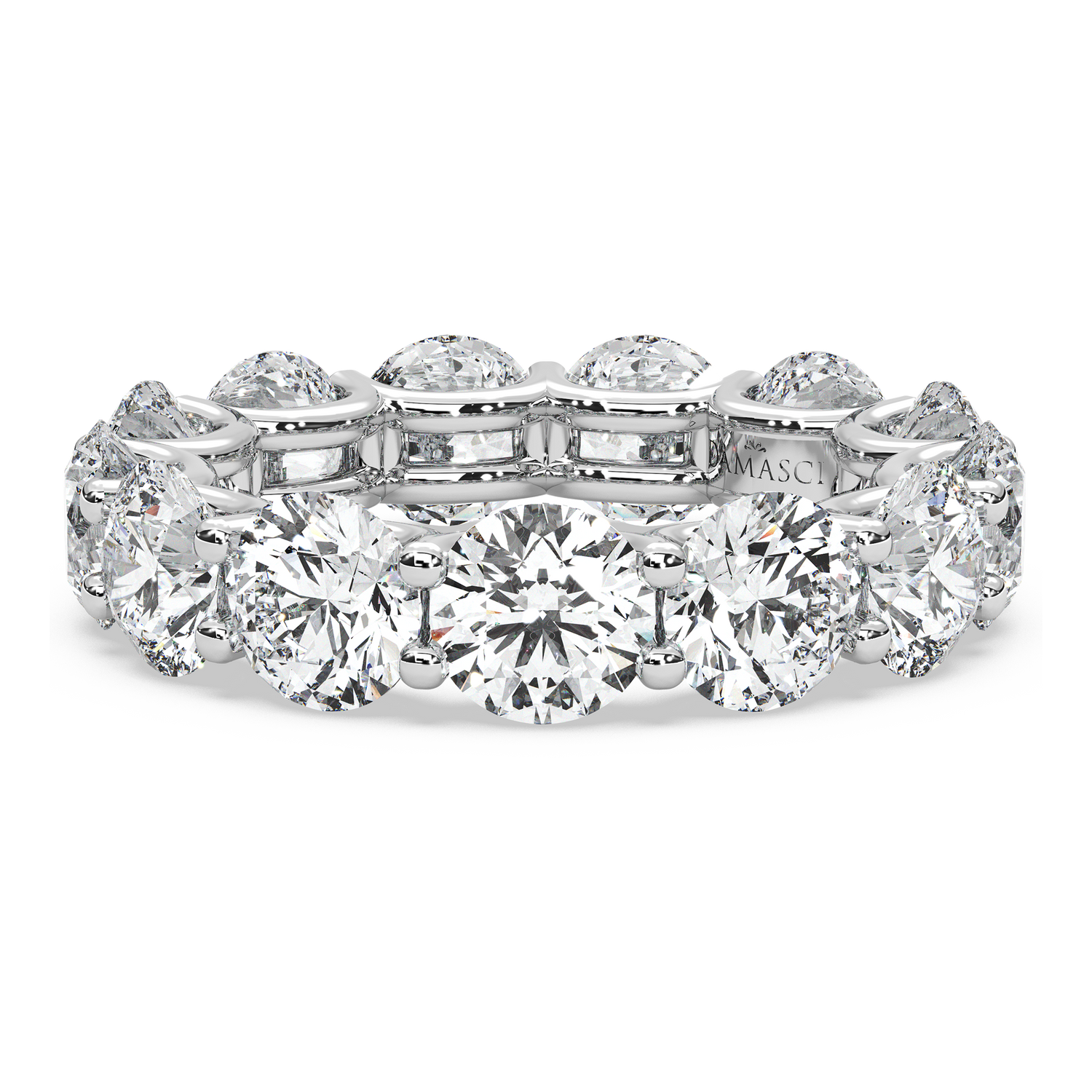 Round Diamond Eternity Ring in U-Gallery (6.50 T.C.W)