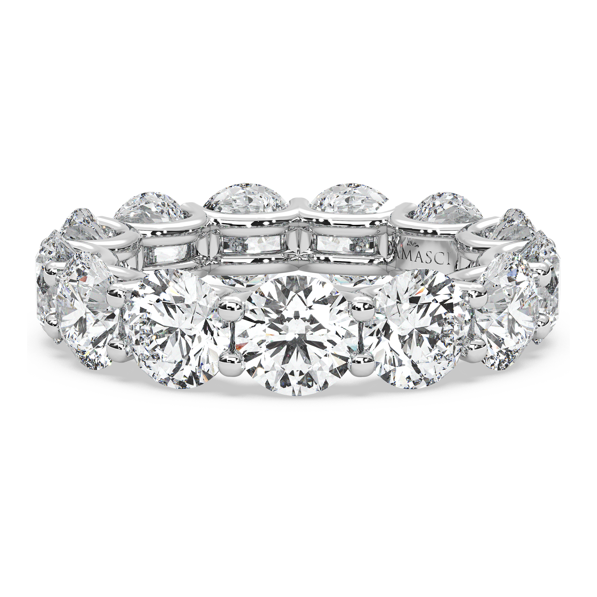 Round Diamond Eternity Ring in U-Gallery (6.50 T.C.W)