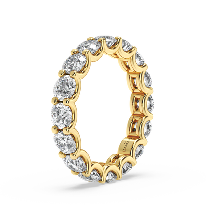 Round Diamond Eternity Ring in U-Gallery (4.00 T.C.W)