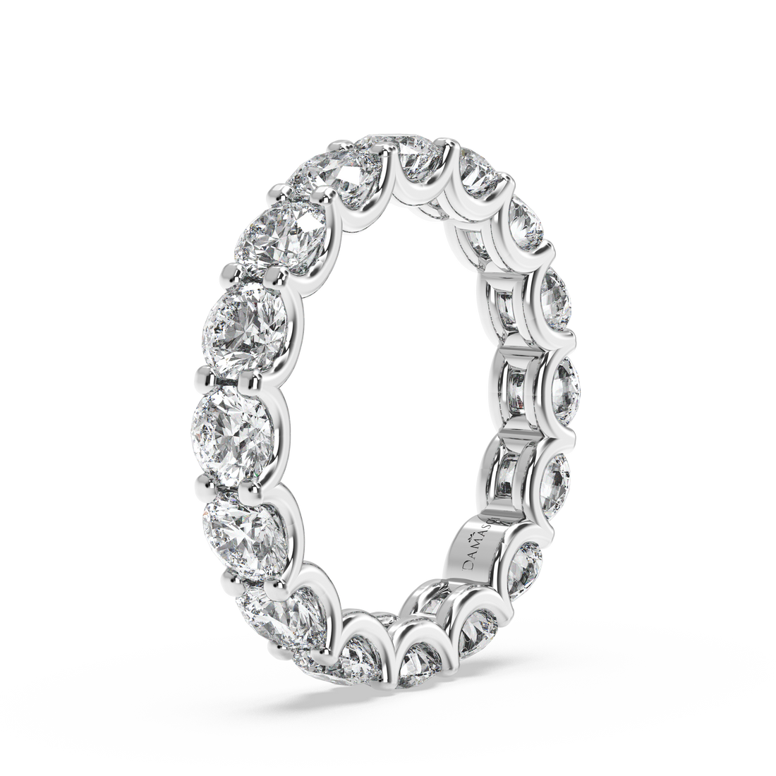 Rounds in U-Gallery Eternity Ring