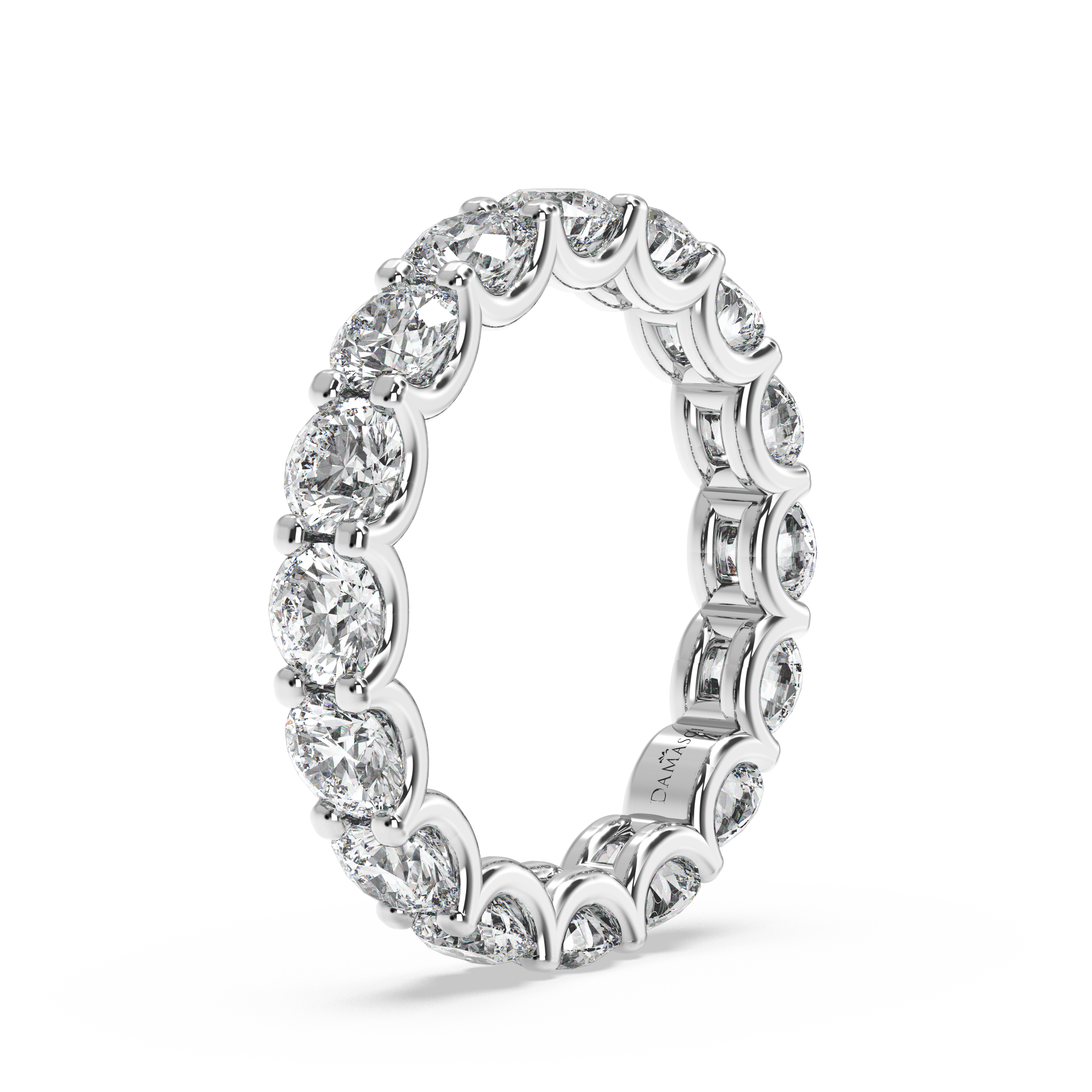 Round Diamond Eternity Ring in U-Gallery (4.00 T.C.W)