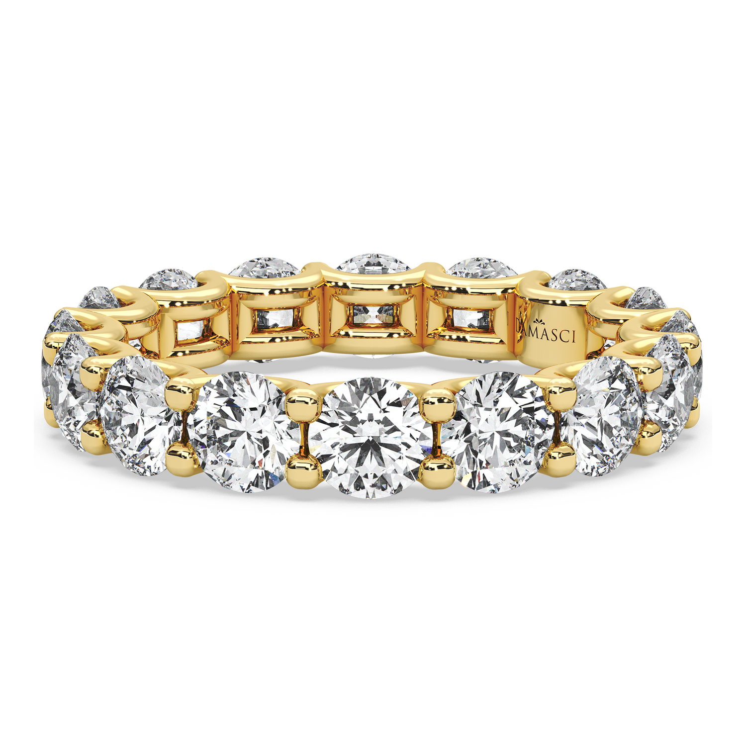 Round Diamond Eternity Ring in U-Gallery (4.00 T.C.W)