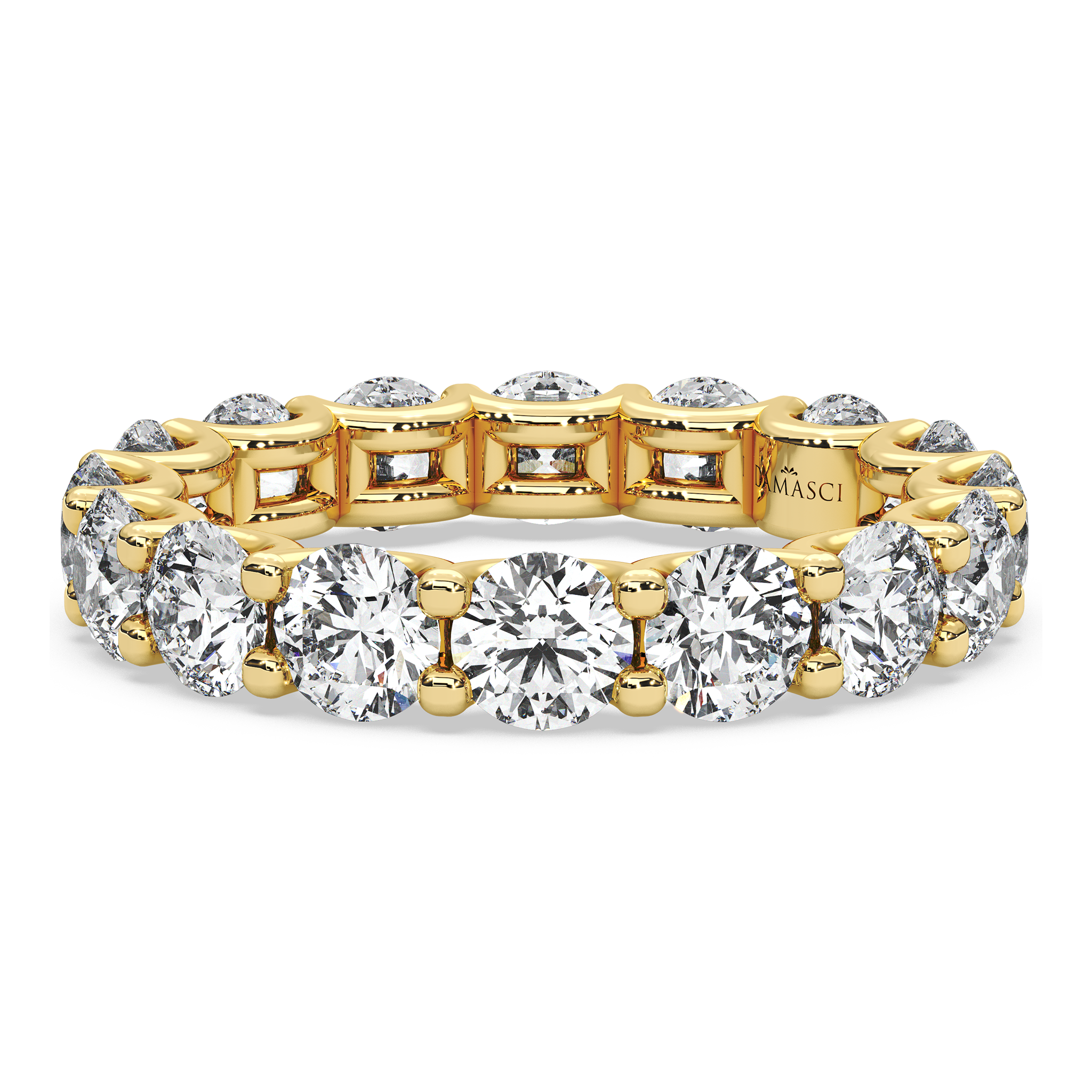 Round Diamond Eternity Ring in U-Gallery (4.00 T.C.W)