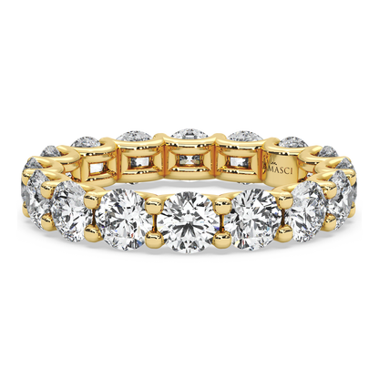 Round Diamond Eternity Ring in U-Gallery (4.00 T.C.W)