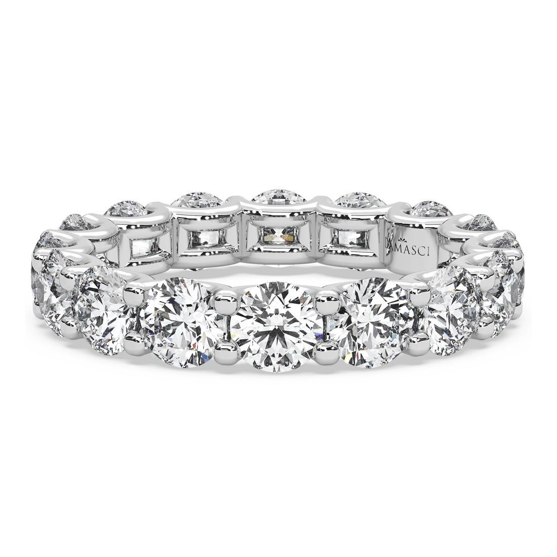 Round Diamond Eternity Ring in U-Gallery (4.00 T.C.W)