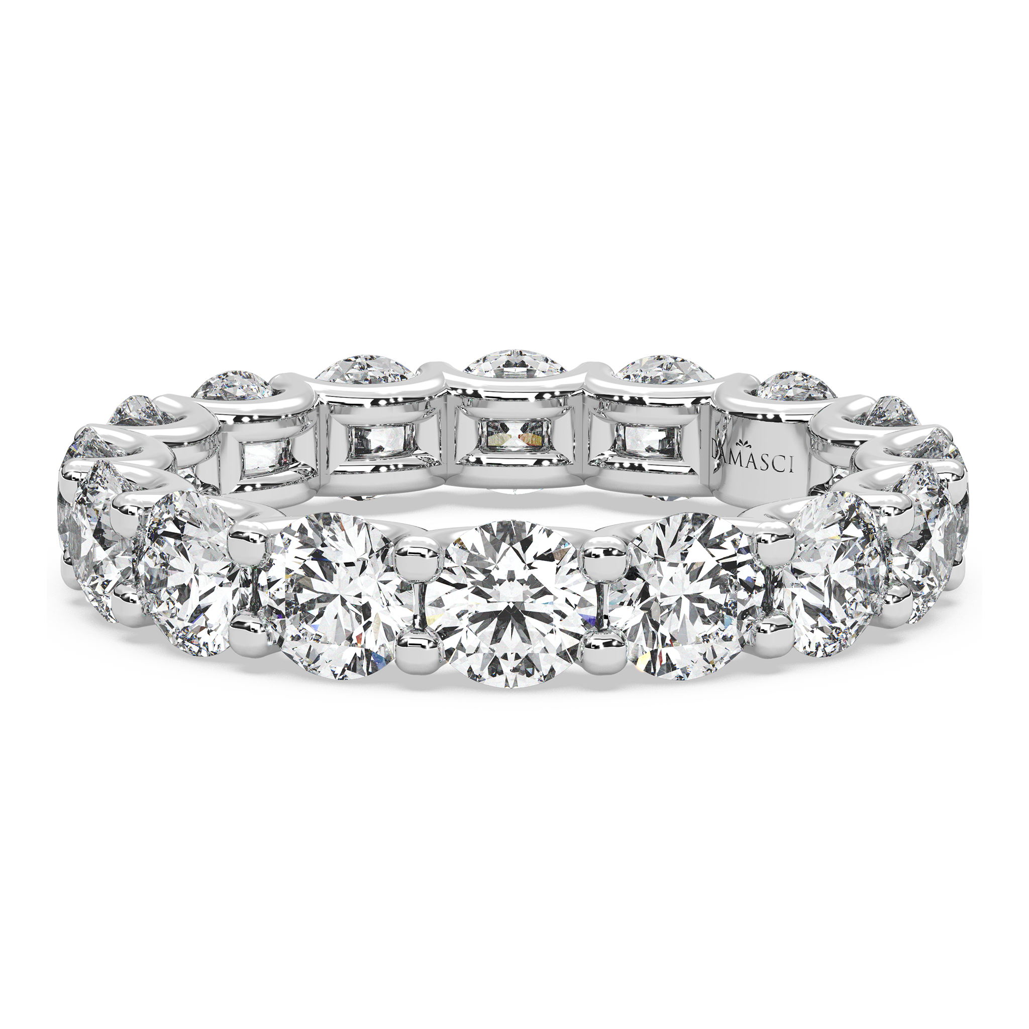 Round Diamond Eternity Ring in U-Gallery (4.00 T.C.W)