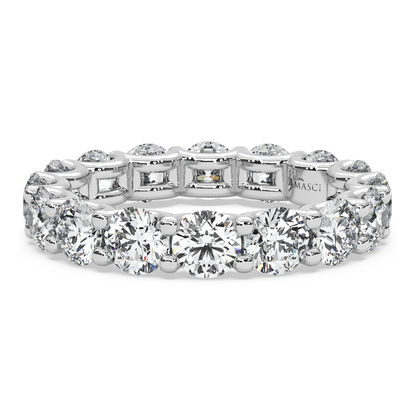 Round Diamond Eternity Ring in U-Gallery (4.00 T.C.W)