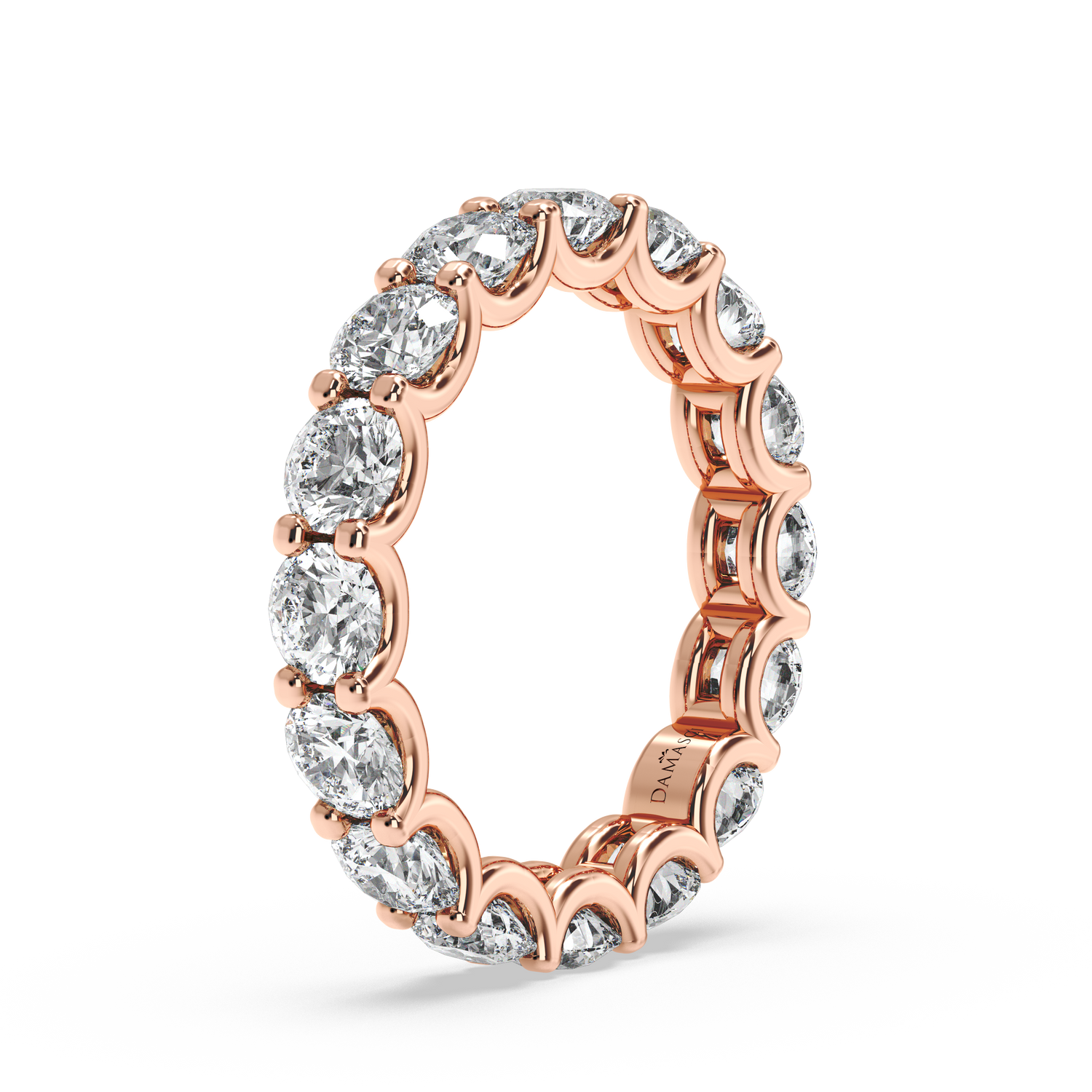 Round Diamond Eternity Ring in U-Gallery (4.00 T.C.W)