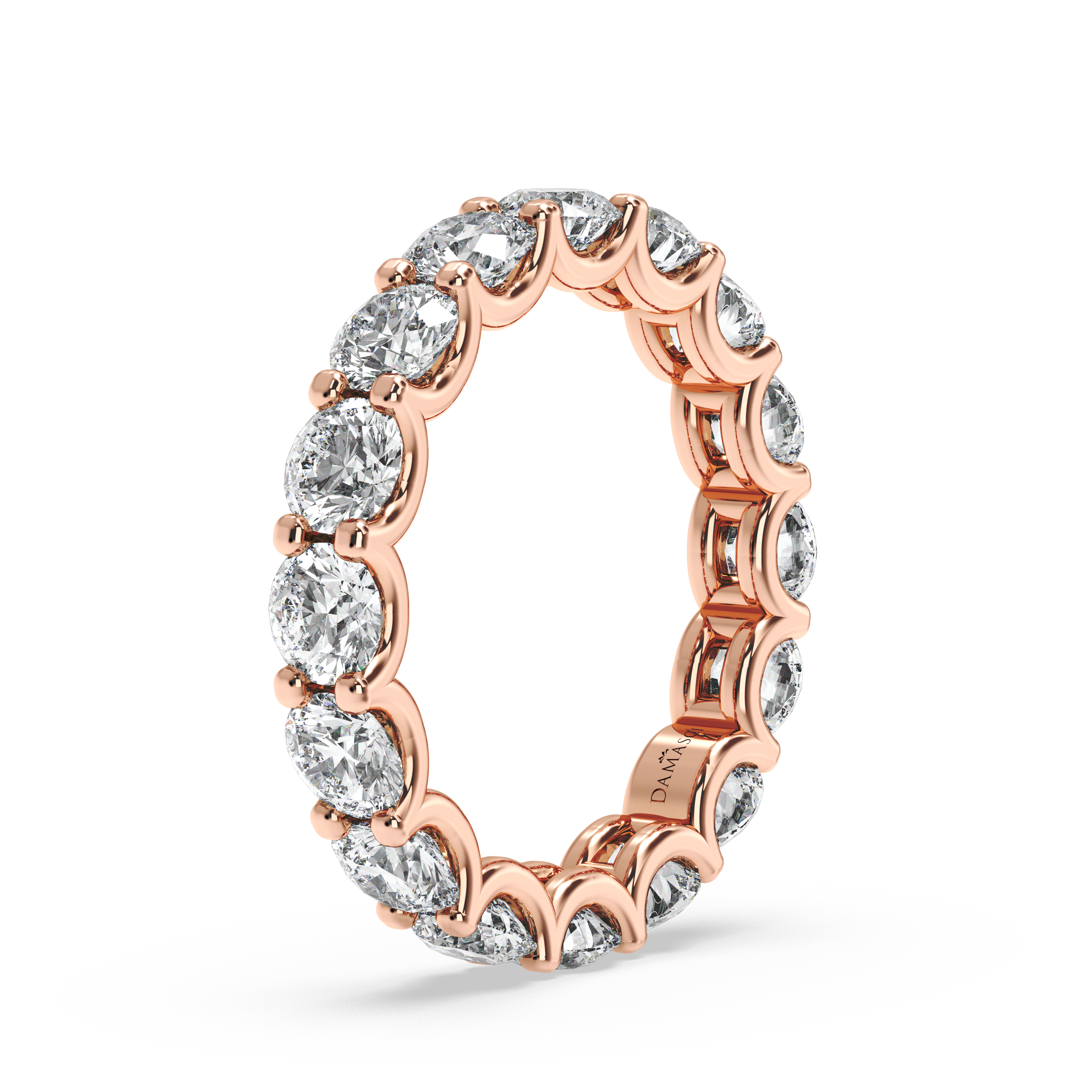 Round Diamond Eternity Ring in U-Gallery (4.00 T.C.W)